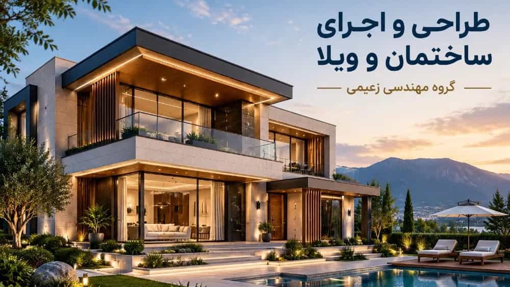 طراحی و اجرای ساختمان و ویلا در کرمانشاه